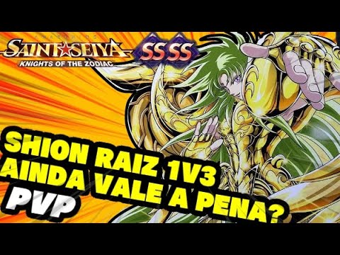SHION RAIZ FEZ 1V3! ainda vale a pena? Saint Seiya Awakening
