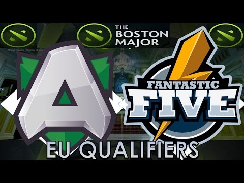 Alliance VS Fantastic Five | Boston Major | Dota 2 Full Game 7.14