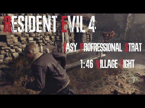 RE4 Remake Easy Village Fight Strat (Professional S+)