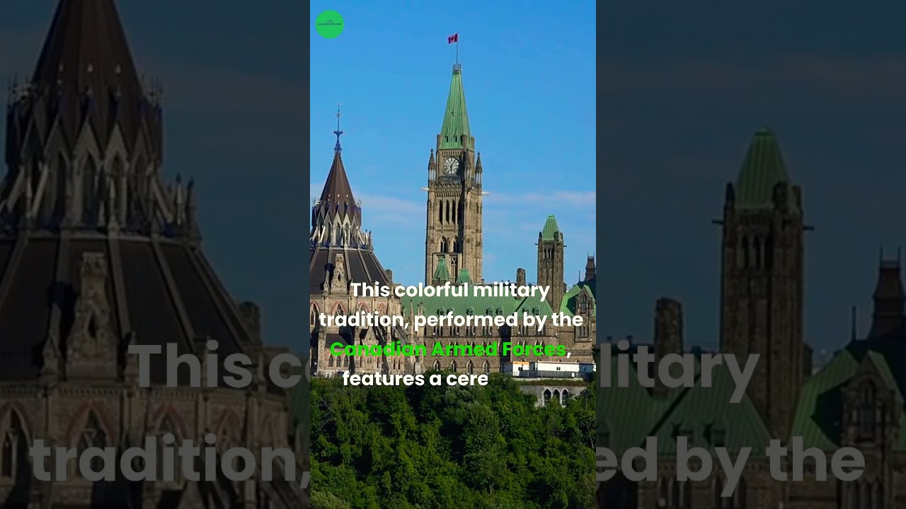 The Changing of the Guard: A Time-Honored Tradition!🎖️🇨🇦 #shorts #travel #facts #ottawa #canada
