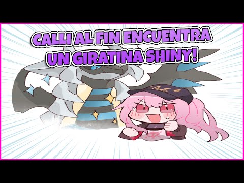 Calli junto a Sana encuentran finalmente a Giratina variocolor! [Hololive Español]