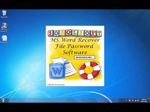 MS Word Recover File Password Software