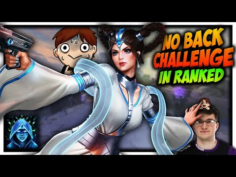 NO BACK CHALLENGE GOES HORRIBLY WRONG BUT WE GOT LATE GAME!! (Chang'e Solo Ranked)