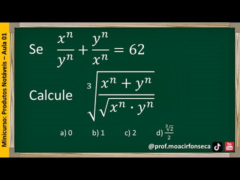 Aula 1: Produtos Notáveis: quadrado da soma de dois termos.