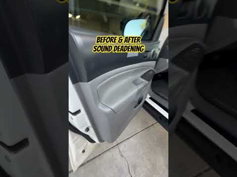 Before & After #Sounddeadening the inner/outer door skins and door panel! #Toyota #Tacoma #Dynamat
