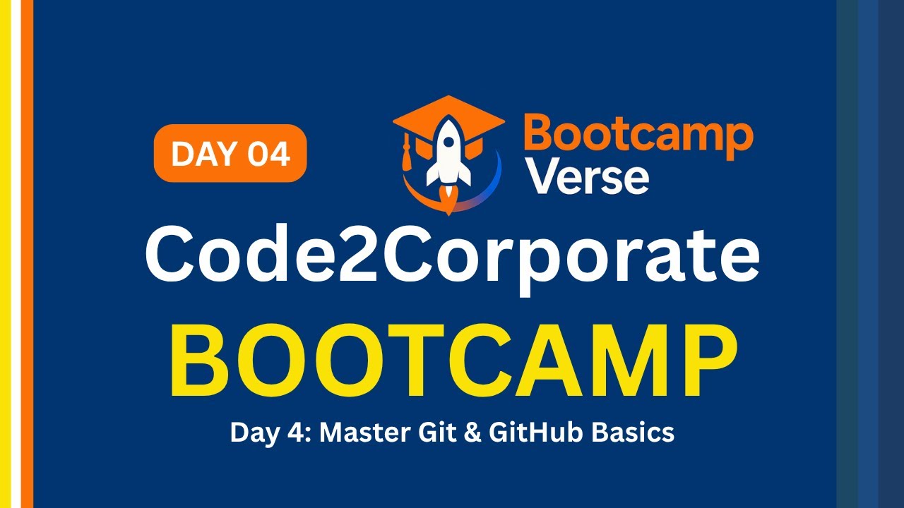 Code2Corporate Day 4: Master Git & GitHub Basics | Version Control for Developers