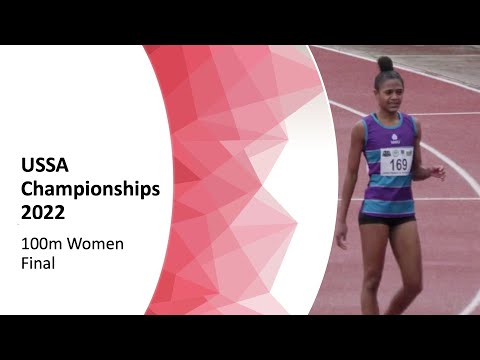 Tamzin Thomas wins the 100m USSA Championships, UWC Stadium, Cape Townin 12.02s - 6 May 2022