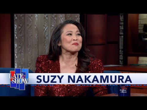 Suzy Nakamura Came To The Late Show To Get An Apology From Stephen Colbert
