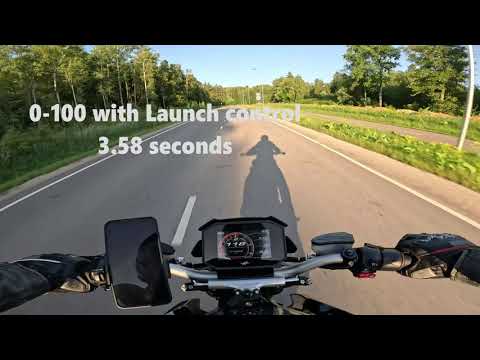 0-100 kph Accelerations with Brutale 800 RR MV Agusta