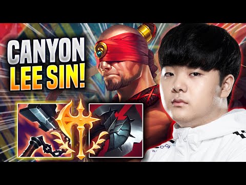 CANYON IS A BEAST WITH LEE SIN! - DK Canyon Plays Lee Sin JUNGLE vs Elise! | Season 2023