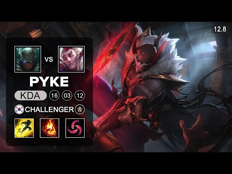 Pyke Support - KR Challenger - Patch 12.8 Season 12