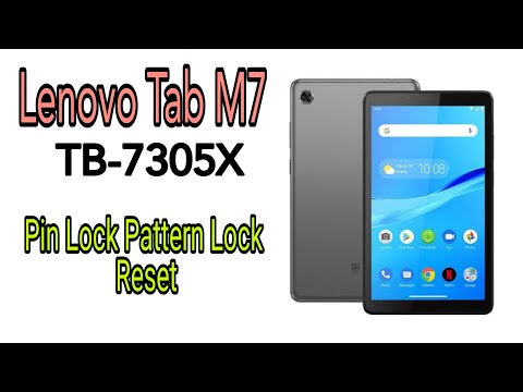 How to Hard reset Lenovo Tab M7 ( TB-7305F ) || All Lenovo tab pattern unlock ll Easy Method