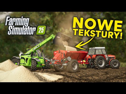 🚜JAK WGRAĆ NOWE TEKSTURY w FS25?🤔 | Wapno, obornik, gnojowica, nawóz | Poradnik #fs25