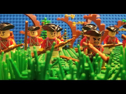 The Battles of Lexington and Concord, 1775 | Revolutionary War LEGO Stopmotion | Lego WW2 Studios