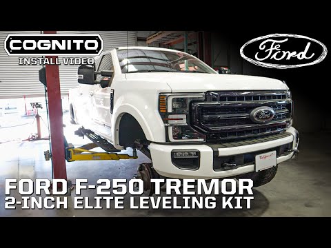 Cognito 2-Inch Elite Leveling Kit with Fox Factory Series RR 2.5 Shocks for Ford F-250 & F-350