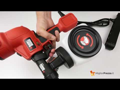 Pistola a spruzzo Black & Decker HVLP200-QS Video Recensione