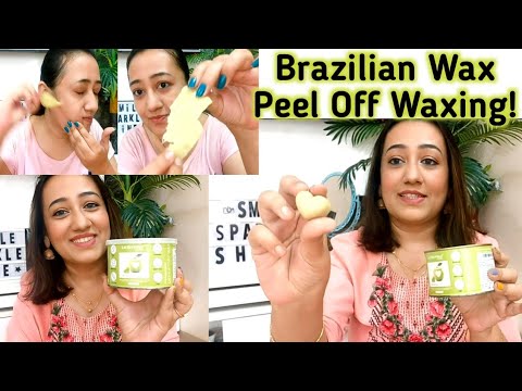 How To Use Brazilian Wax From Le Bonheur at Home ✅! Use This Wax To Waxing Less Painful 😖 #waxing