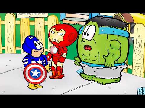 Capa de Os Super Heróis - Desenho com os Vingadores