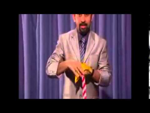 Saturn Magic -Thumb Tip Streamer (Zebra - Red & White) by Uday - Trick