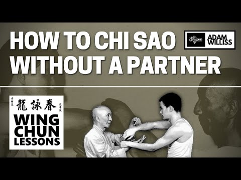 How to Chi Sao without a Partner [Wing Chun Sticky Hands Alone]