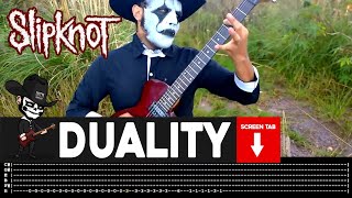 ãaaSLIPKNOTãaa[ Duality ] cover by Masuka | LESSON | GUITAR TAB