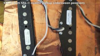 Video thumbnail for Dimarzio SDS 1 VS Seymour Duncan SSL 5 Bridge single coil strat by Anarchy Audio