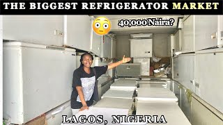 REFRIGERATOR MARKET VLOG | I Found the Cheapest Second Hand Refrigerator Market in Lagos, Nigeria!