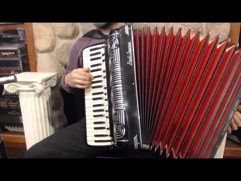 4269 - Black Paolo Soprani Italia Piano Accordion Tone Chamber LMMH 41 120 $1299