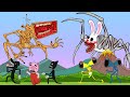 Mege Siren Head Vs Mr. Hopp's Make Noise | Roblox Piggy Animation | GV Studio