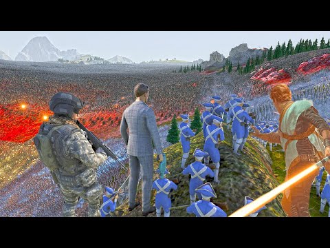 5 million Mongolian Soldier & Footman attacked Special force in the Highlands area !! UEBS 2