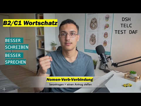 B2/C1 Wortschatz 💯 Besser Schreiben und Sprechen in der Prüfung (DSH/TELC/TEST DAF)