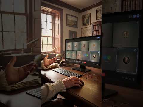 Video Thumbnail: Imagine the Founding Fathers with Version History. 📜 👀Happy 250th birthday, USA! 🇺🇸 🎉 #Shorts
