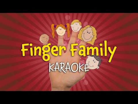 Finger Family ("Daddy Finger") Karaoke | Instrumental with Lyrics