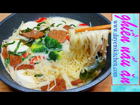Cách Nấu Mì Chay Thái