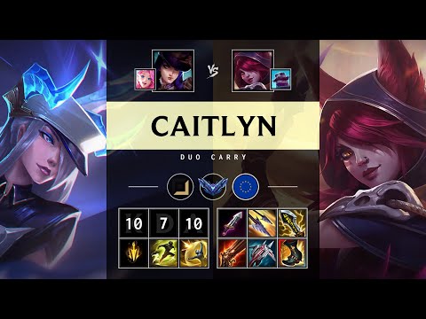 Caitlyn ADC vs Xayah - EUW Diamond Patch 25.16