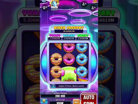 $100K Spins in Disco Donuts - Slots #spin #slot #casino #vegas #machine #casinogames #shorts 🎰