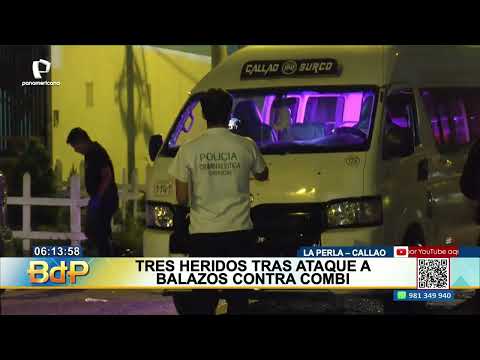 Disparan trece veces contra combi llena de pasajeros: tres personas quedan heridas (3/3)