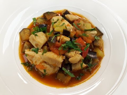 Rreze Dielli 30 Korrik   2019   Të Gatuajmë me Znj  Vjollca P2 Fileto pule me patëllxhan dhe speca