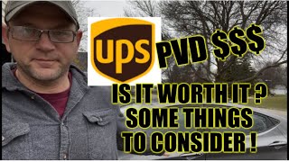 UPS Personal Vehicle Driver. Worth It