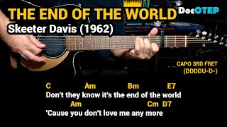 The End Of The World - Skeeter Davis (1962) Easy Guitar Chords Tutorial with Lyrics