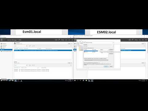 Create the domain trust between two domains