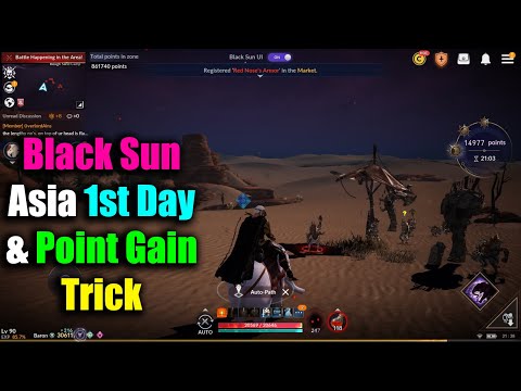 Black Desert Mobile Black Sun Server Merge 1st Day & Point Gain Trick