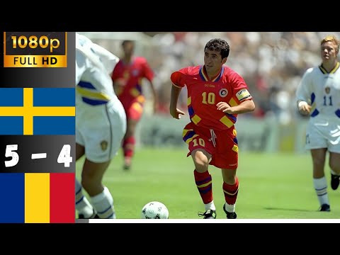 Sweden vs Romania 1994 | Penalty Shootout Thriller | World Cup Quarter-Final