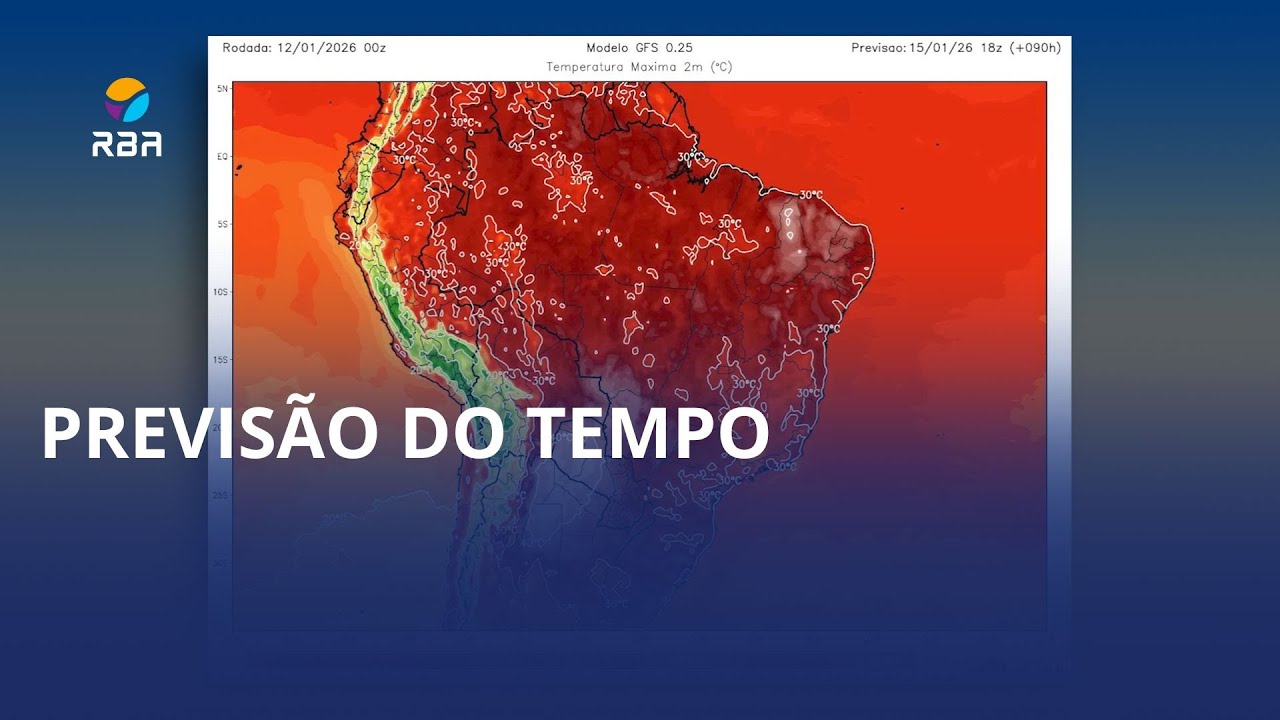 Previsão do tempo ☀️