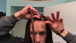 How to tighten your dreadlock roots (close up edition)