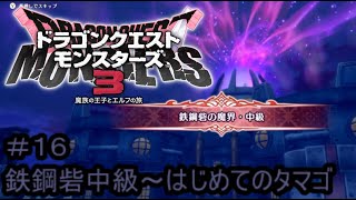 【プレイ動画＃１６】ドラゴンクエストモンスターズ３【鉄鋼砦中級～はじめてのタマゴ】
