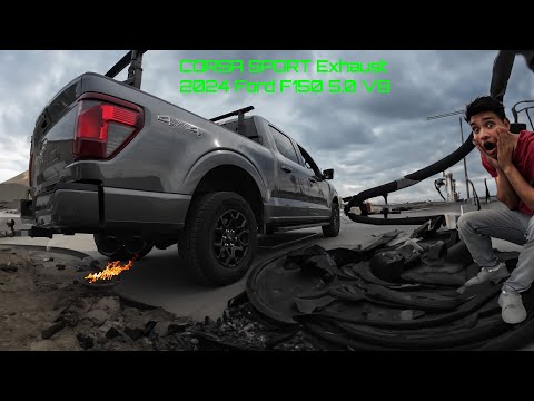 2024 F150 5.0 V8 - Corsa Sport Exhaust vs Stock Exhaust