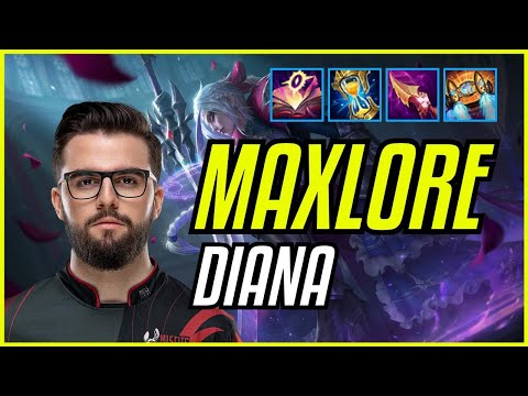 MAXLORE - DIANA vs NOCTURNE JUNGLE - EUW CHALLENGER - PATCH 11.10