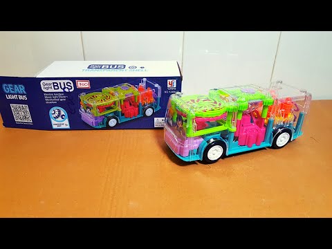 Buy multifunctional toy bus with mechanical gears simulation