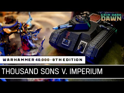 Thousand Sons vs Astra Militarum | Warhammer 40,000 Battle Report - Grim Dark Dawn [2x13]
